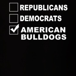 Republicans Democrats American Bulldogs Funny Animal Lovers T Shirt 36221589