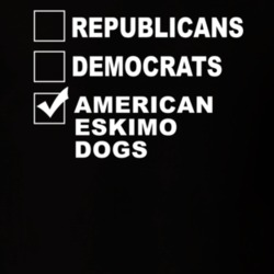 Republicans Democrats American Eskimo Dogs Funny Animal Lovers T Shirt 36221596