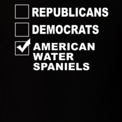 Republicans Democrats American Water Spaniels Funny Animal Lovers T Shirt 36221606