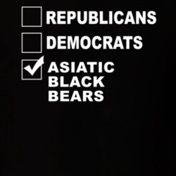 Republicans Democrats Asiatic Black Bears Funny Animal Lovers T Shirt 36221641