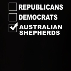Republicans Democrats Australian Shepherds Funny Animal Lovers T Shirt 36221663