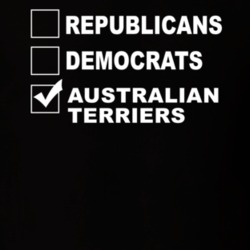 Republicans Democrats Australian Terriers Funny Animal Lovers T Shirt 36221667