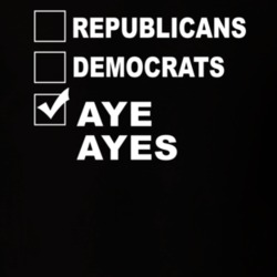 Republicans Democrats Aye Ayes Funny Animal Lovers T Shirt 36221675