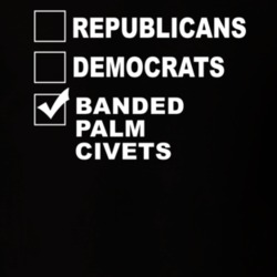 Republicans Democrats Banded Palm Civets Funny Animal Lovers T Shirt 36221686