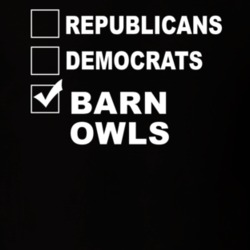 Republicans Democrats Barn Owls Funny Animal Lovers T Shirt 36221693