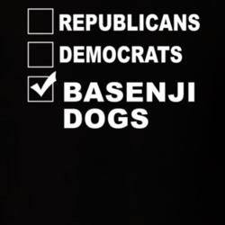 Republicans Democrats Basenji Dogs Funny Animal Lovers T Shirt 36221700