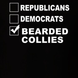 Republicans Democrats Bearded Collies Funny Animal Lovers T Shirt 36221718