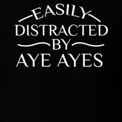 Easily Distracted By Aye Ayes Funny Animal Lovers T Shirt 36293967