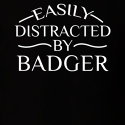Easily Distracted By Badger Funny Animal Lovers T Shirt 36293970