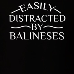 Easily Distracted By Balineses Funny Animal Lovers T Shirt 36293971