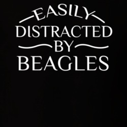 Easily Distracted By Beagles Funny Animal Lovers T Shirt 36293984