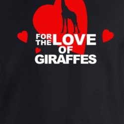 For The Love Of Giraffes Cute Animal Lovers Crewneck Sweatshirt 36421914