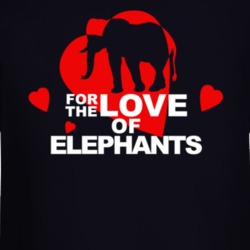 For The Love Of Elephants Cute Animal Lovers Long Sleeve 36421917