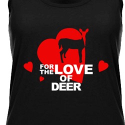 For The Love Of Deer Cute Animal Lovers Womens Tanktop 36421926