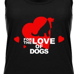 For The Love Of Dogs Cute Animal Lovers Womens Tanktop 36421943
