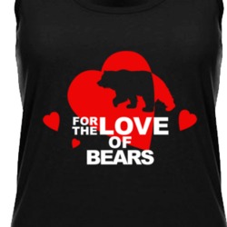 For The Love Of Bears Cute Animal Lovers Womens Tanktop 36421954
