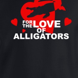For The Love Of Alligators Cute Animal Lovers Crewneck Sweatshirt 36421999