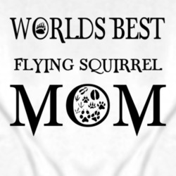 Flying Squirrel Worlds Best Mom Animal T Shirt 3746271