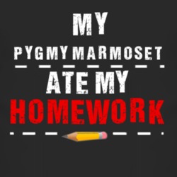 My Pygmy Marmoset Ate My Homework Funny T Shirt 4218536
