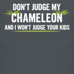 Dont Judge My Chameleon And I Wont Judge Your Kids Funny T Shirt 4219225