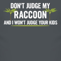 Dont Judge My Raccoon And I Wont Judge Your Kids Funny T Shirt 4220551
