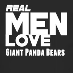 Real Men Love Giant Panda Bear Funny T Shirt 4222518