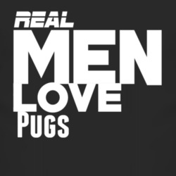 Real Men Love Pug Funny T Shirt 4223428