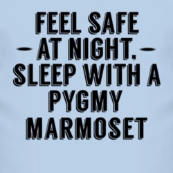Feel Safe Sleep With A Pygmy Marmoset Funny Animal T Shirt 4238096