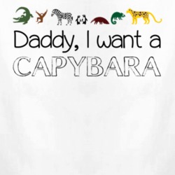 Daddy I Want A Capybara Fun Baby One Piece 4432658