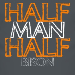 Half Man Half Bison Funny Animal T Shirt 4449970