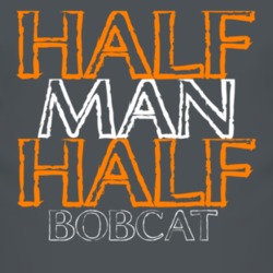Half Man Half Bobcat Funny Animal T Shirt 4449984
