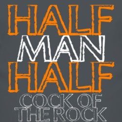 Half Man Half Cock Of The Rock Funny Animal T Shirt 4450087
