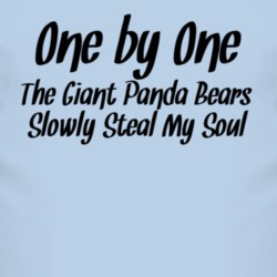 One By One Giant Panda Bears Steal My Soul Funny Animal T Shirt 4454057