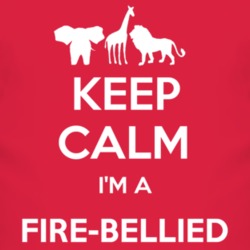 Keep Calm Im Fire-Bellied Toad Funny Zoo Animal T Shirt 4555250