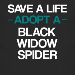 Black Widow Spider Save A Life Adopt An Animal T Shirt 4826890