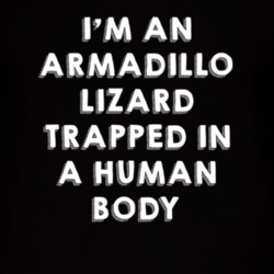Armadillo Lizard Trapped In A Human Body Animal T Shirt 4898469