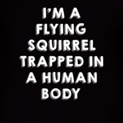 Flying Squirrel Trapped In A Human Body Animal T Shirt 4900862