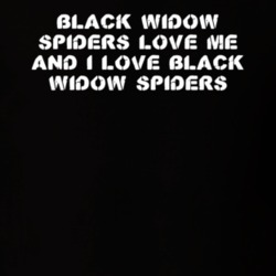 Black Widow Spiders Love Me Animal Lover T Shirt 9625289