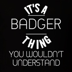 Its A Badger Thing Funny Pupular Zoo Animal T Shirt 9628200