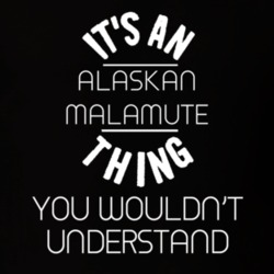 Its An Alaskan Malamute Thing Funny Pupular Zoo Animal T Shirt 9628356